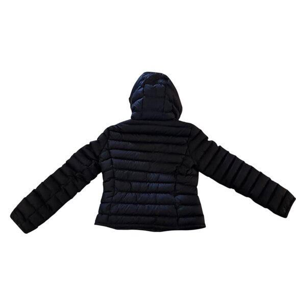 Like new Abercrombie & Fitch Navy Blue Puffer Coat Size Medium - Picture 8 of 11